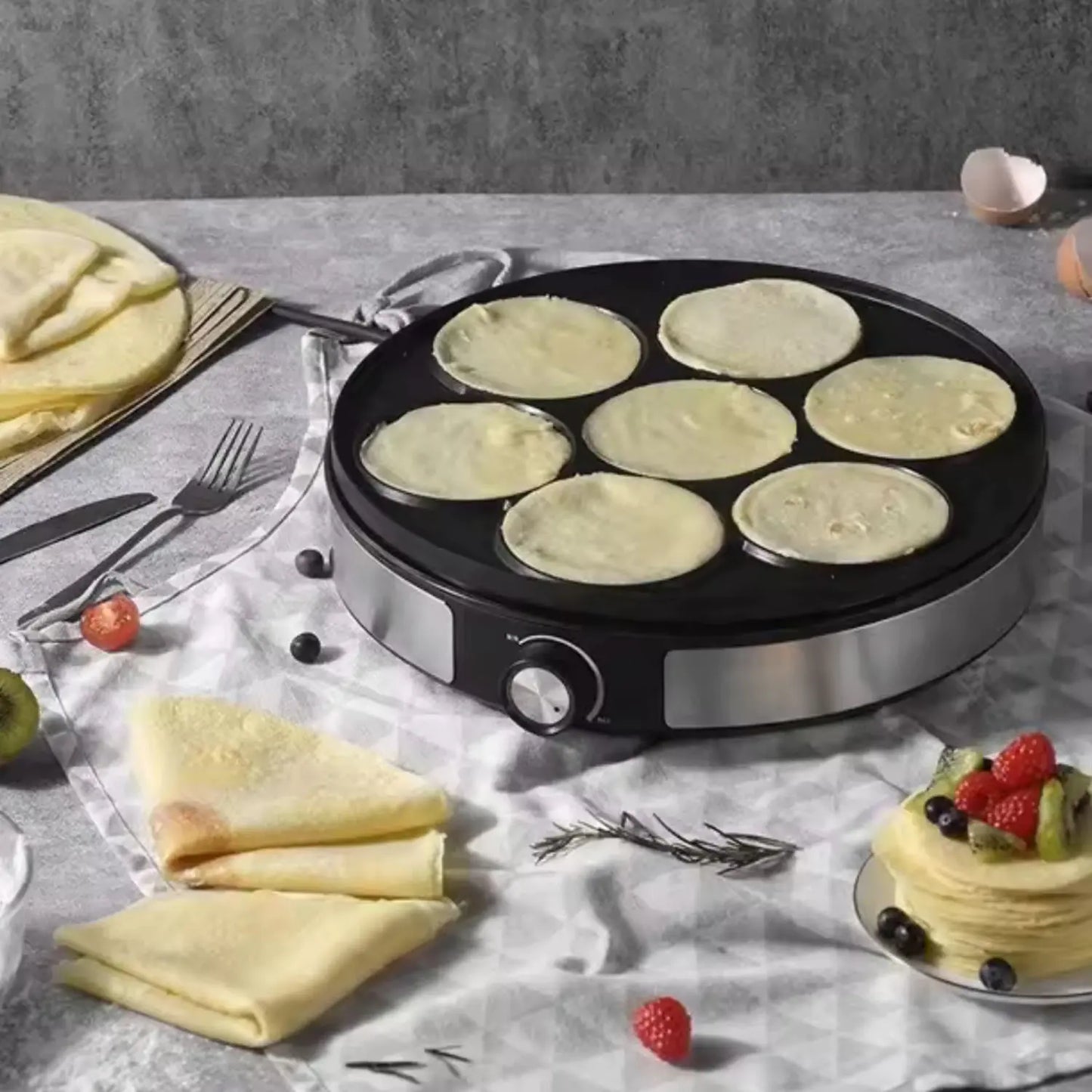 Removable Breakfast Maker with Nonstick Griddle – Multi-Function Cooking Tool