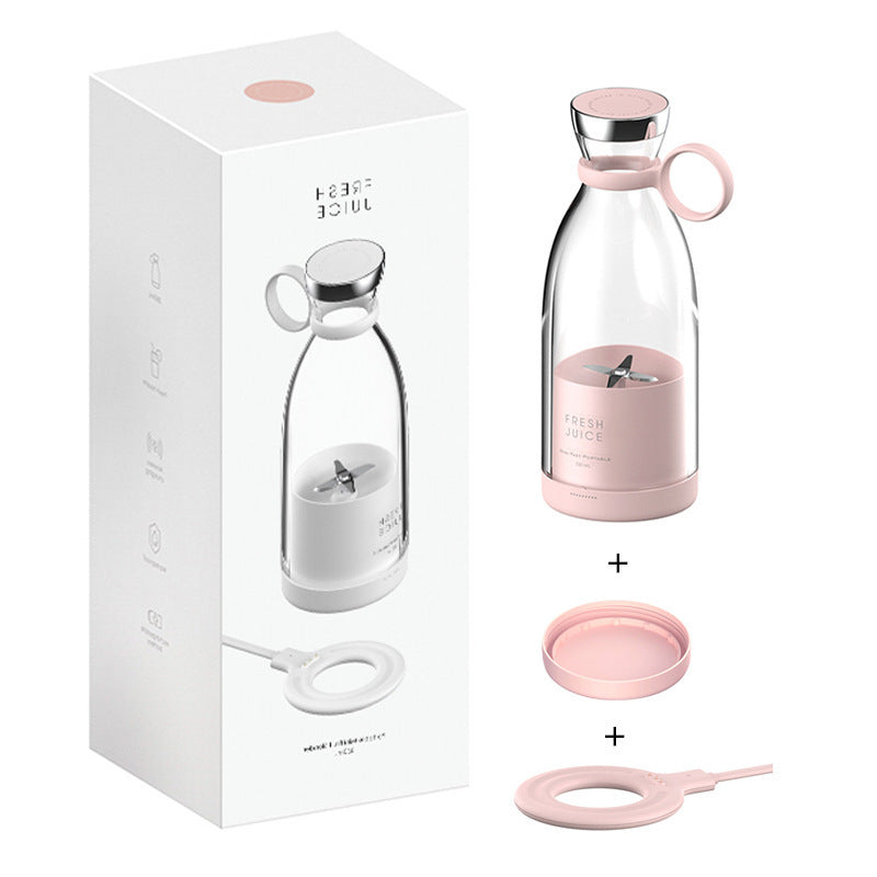 Portable Electric Juicer ? High-Speed 4-Blade USB Rechargeable Fruit & Vegetable Blender