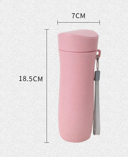 Wheat Straw Travel Mug - Student Gift with Logo Print
