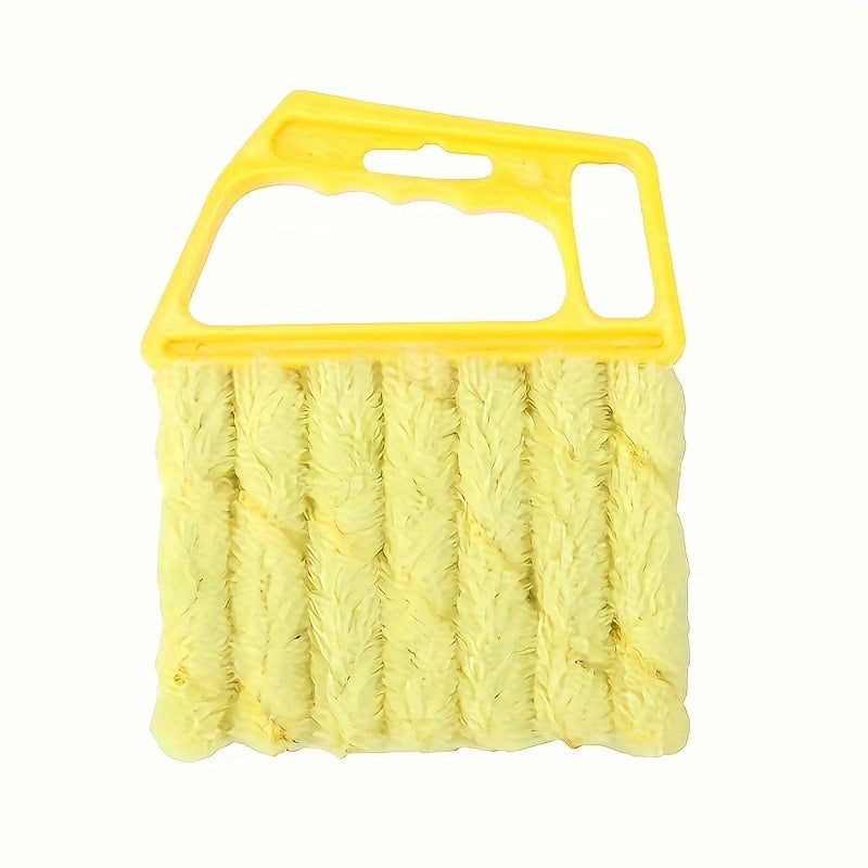 Multi-Functional Window Blind Cleaning Brush, Home Curtain Dust Removal Tool, Plastic Material, No Electricity Needed, Ideal for Living Room, Bedroom, Kitchen, Car, Furniture Use
