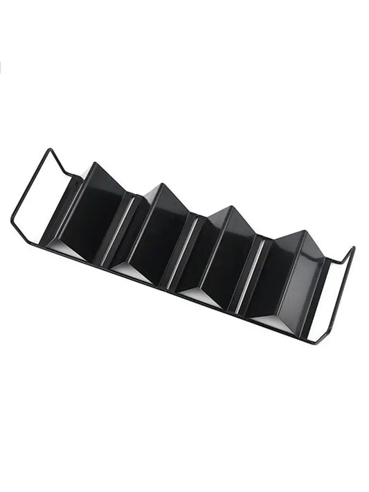 Stainless Steel Taco Holder Rack | W-Shaped Tortilla & Pancake Holder