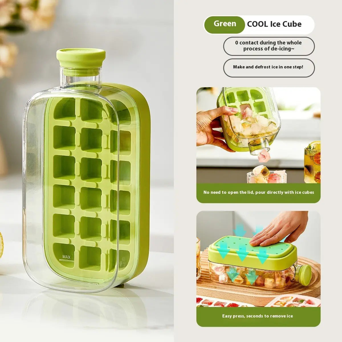 Instant Ice Maker & Cooling Cup with Straw