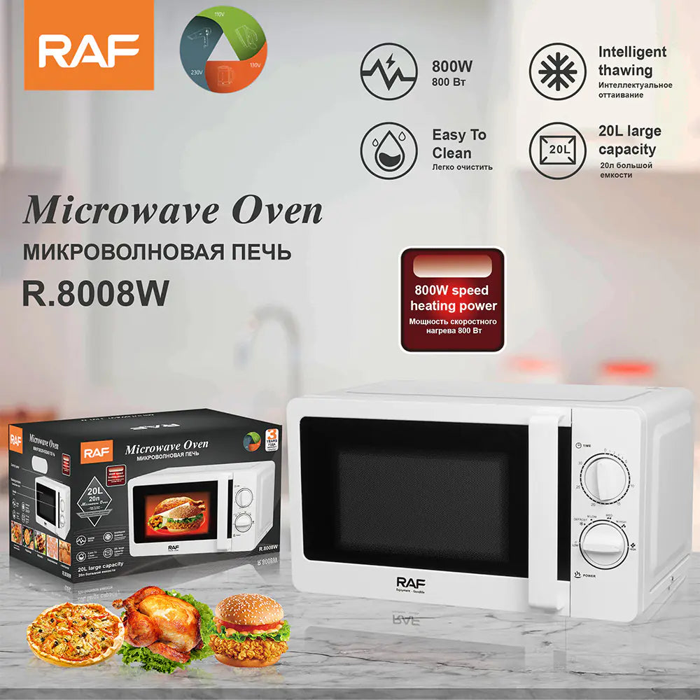 RAF European Standard Microwave Oven with Turntable