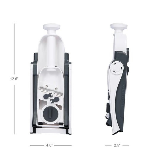 Manual Slicer Multifunction Adjustable Mandoline – Vegetable, Fruit, Potato Chopper Cutter