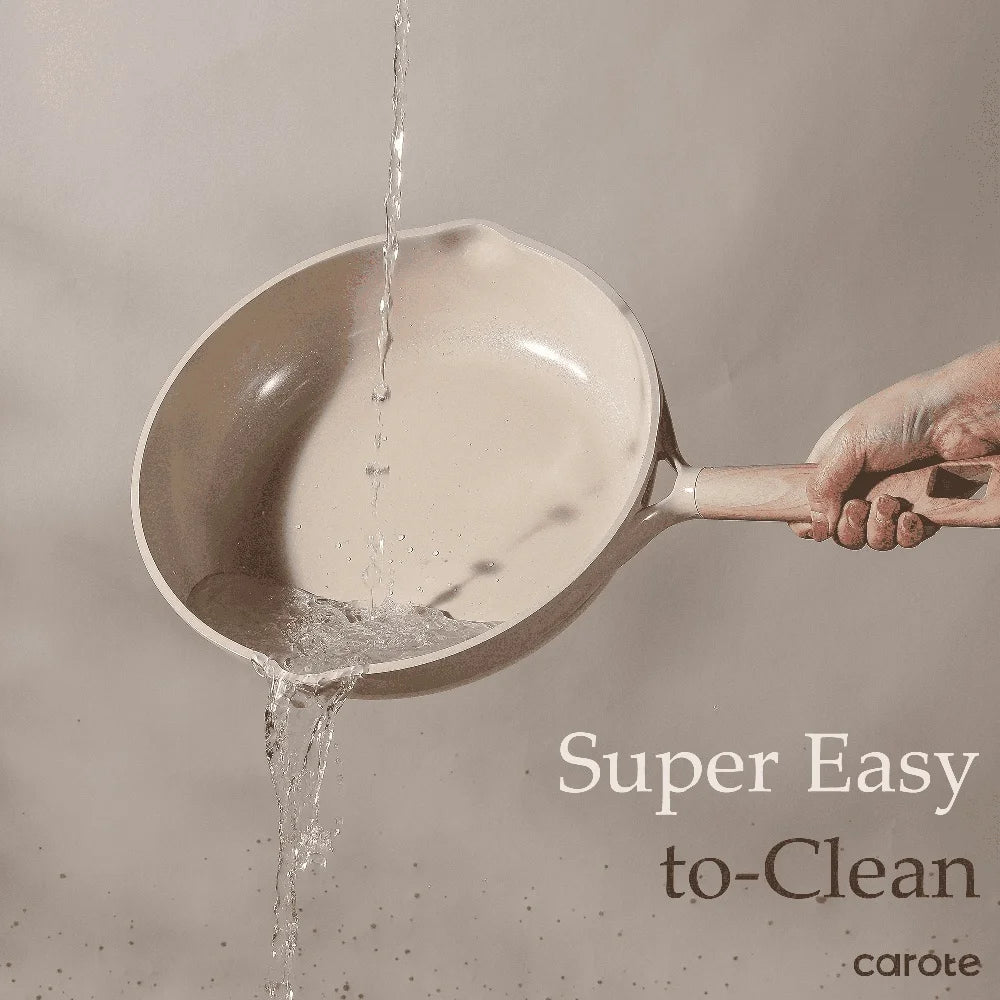 Premium Nonstick Ceramic Skillet Induction Frying Pan Toxin Free Easy Clean Heavy Duty Cookware Chef Pan Suitable All Stoves