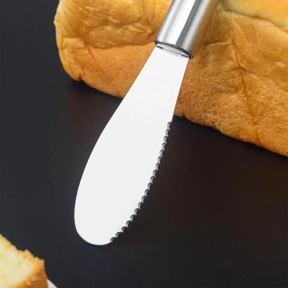 Stainless Steel Butter Spreader Kitchen Knives Stainless Steel Spreader Charcuterie Utensils For Kitchen Gadget For Cheese Jam