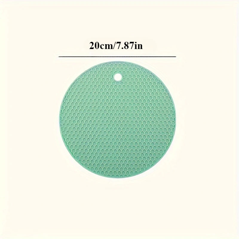 Silicone Hot Pads – Heat-Resistant Table Mats for Pots, Pans, Cups & Bowls, Non-Slip Kitchen Trivets, Dishwasher-Safe