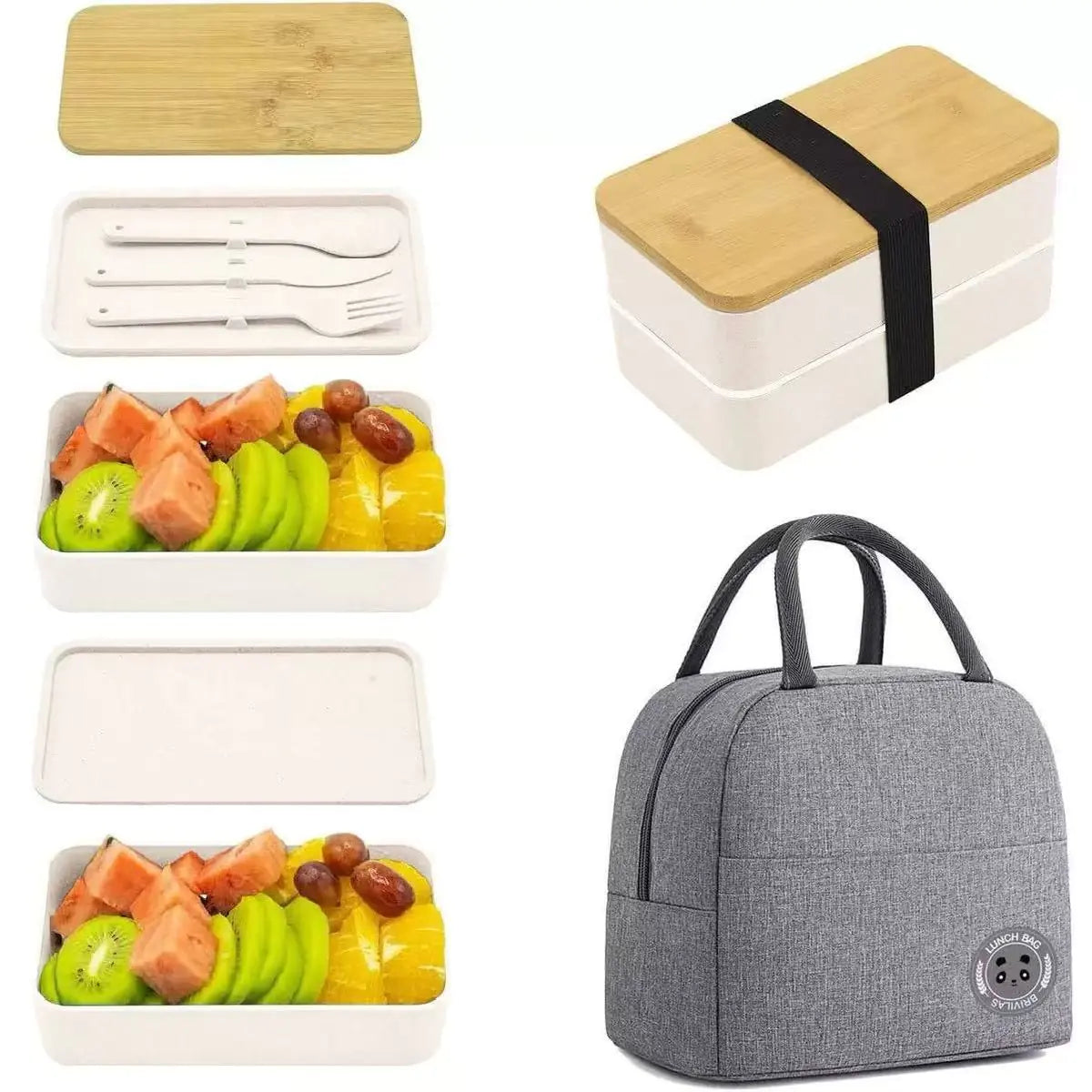 Double-Layer Japanese Lunch Box