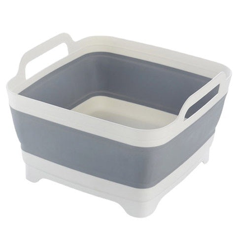 Foldable Kitchen Washing & Draining Basket ? Portable Fruit, Vegetable & Dish Colander