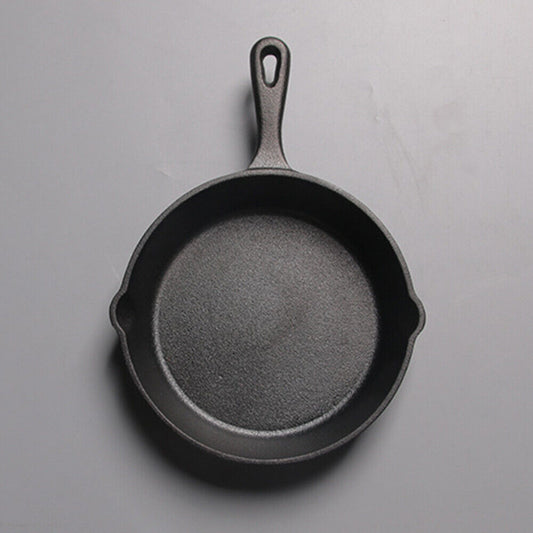 Set of 3 Cast Iron Nonstick Skillet & Griddle Cooking Pans (Pre-Seasoned)