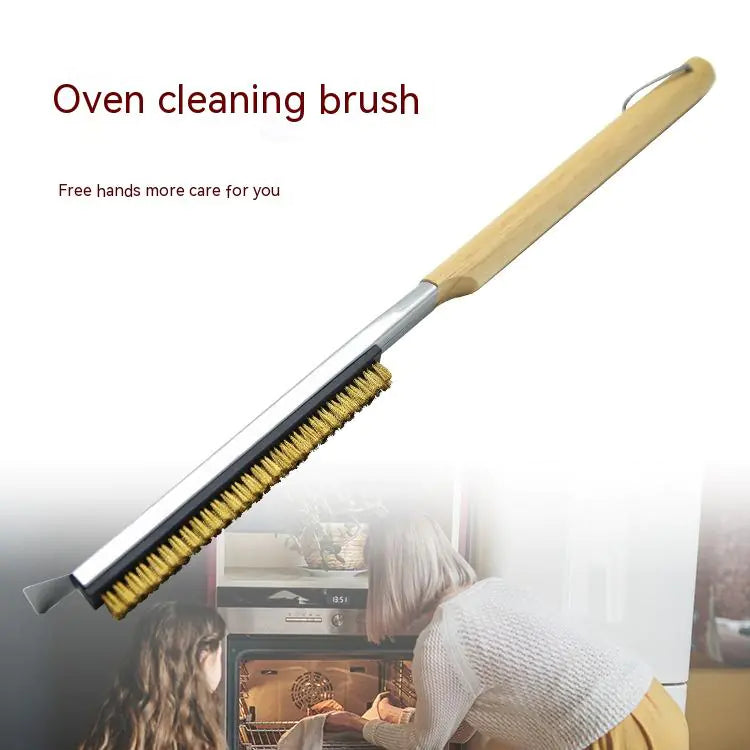 Coconut Shell BBQ Cleaning Brush Kitchen Tool