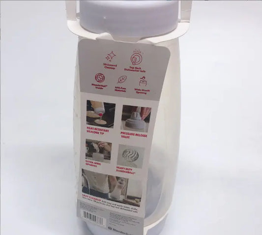 Hand Crank Batter Dispenser Bottle Pancake Muffin Baking Mixer