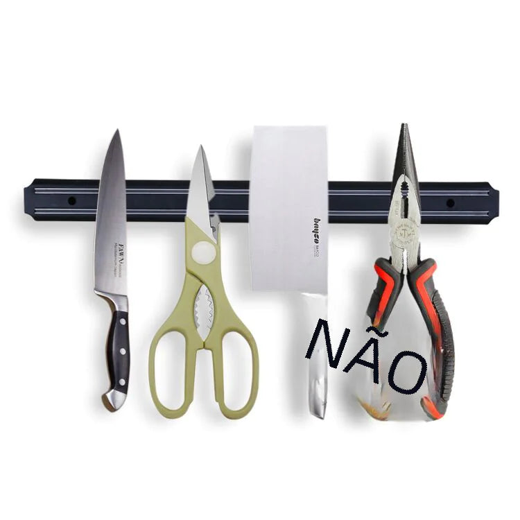 Magnetic Knife Rack Wall-Mounted Kitchen Organizer