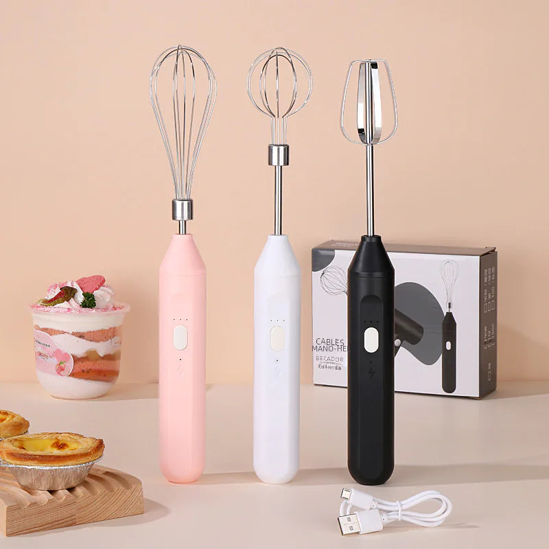 Electric Hand Mixer for Cake and Coffee Frothing