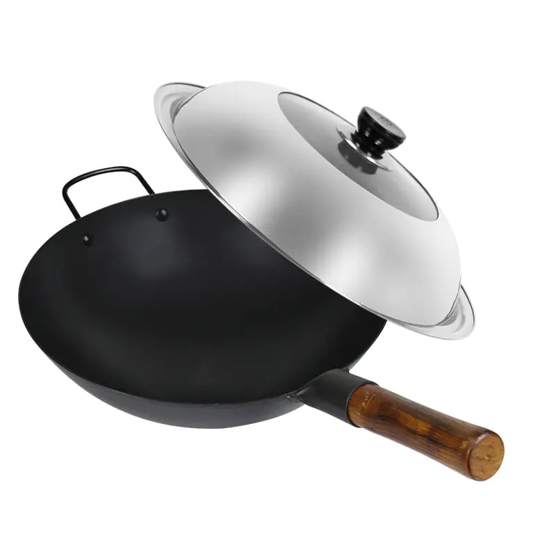 Forged Iron Manual Wok from Zhangqiu Craft