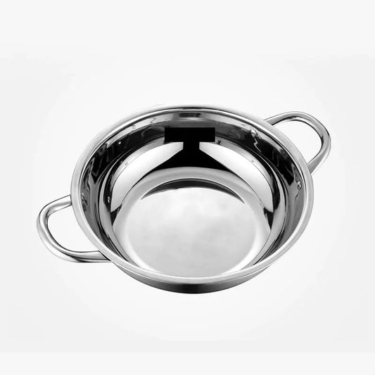 Stainless Steel Two-Flavor Hot Pot – Mandarin Duck Split Pot with Nonstick Surface