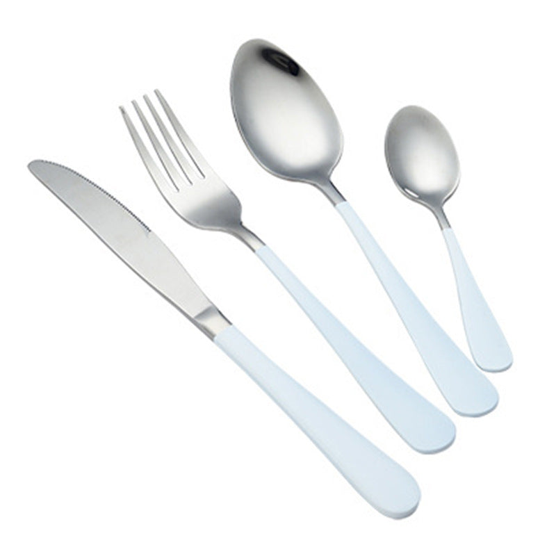 4-Piece Stainless Steel Cutlery Set ? Mirror Polished Knife, Fork & Spoon for Home & Restaurant