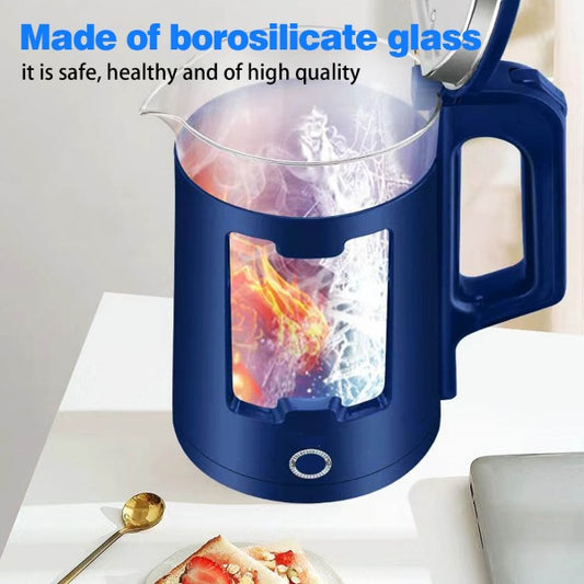2.3L Electric Glass Kettle – Fast Boil Water Boiler with LED Light Indicator