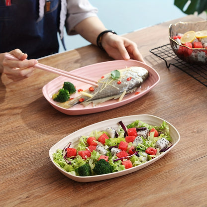 8pcs Sustainable Wheat Straw Plates, 11" Microwave Safe Lightweight Dinner & Lunch Plates for All Seasons - Perfect for Kitchen & Restaurant Use