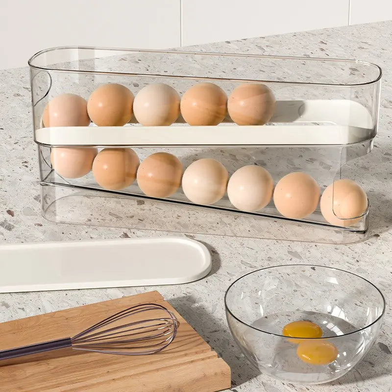 Double-Layer Slide Egg Storage Box
