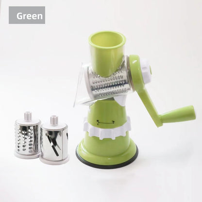 Multifunctional Hand-Crank Vegetable Cutter ? Manual Veggie Slicer & Chopper