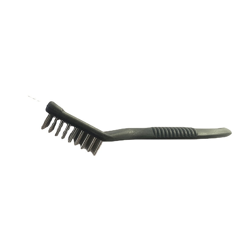 8in Portable Grill Cleaner: Deep Clean Steel Brush with Plastic Handle - BBQ Accessories for Back to School Kitchen Gadgets Kitchen Accessories