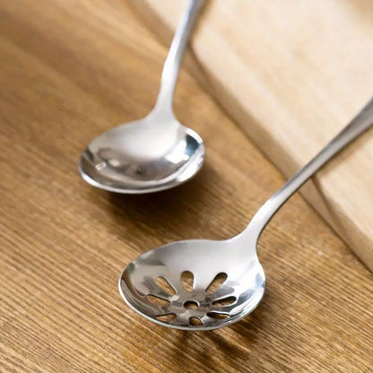3/6pcs Stainless Steel Serving Spoons for Dining