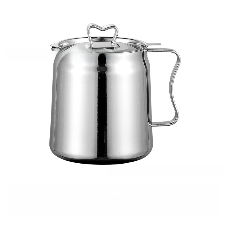 304 Stainless Steel Oil Container ? With Built-In Strainer for Cooking Oil Storage