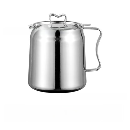304 Stainless Steel Oil Container ? With Built-In Strainer for Cooking Oil Storage