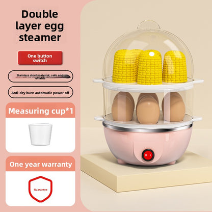 Automatic Egg Cooker 350W Multifunctional Steamer for Quick Breakfasts