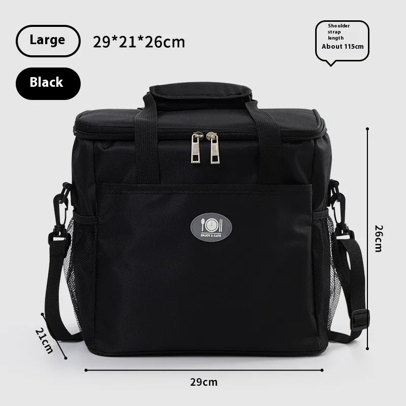 Thickened Waterproof Lunch Bag – Insulated, Leak-Proof, Reusable Lunch Tote for Work, School & Travel