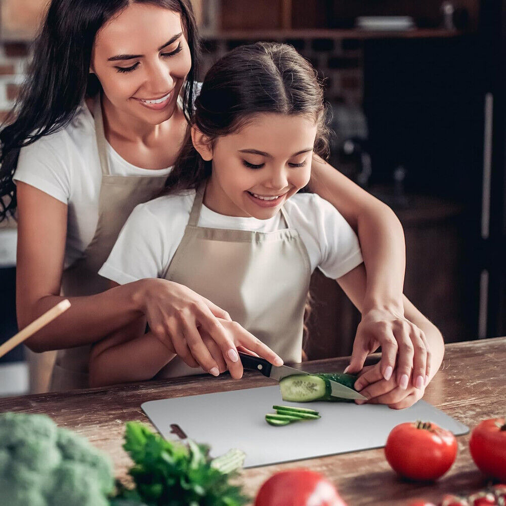 Double-Sided Titanium Cutting Board – Durable Kitchen & Camping Food Prep Board