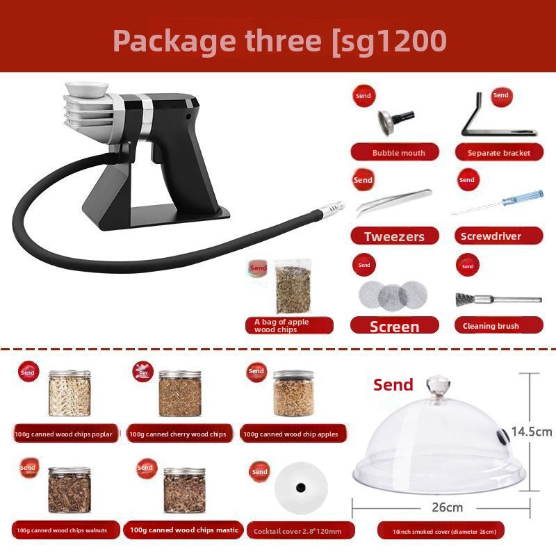 Molecular Gastronomy Smoker Gun ? Professional Culinary & Cocktail Smoking Tool