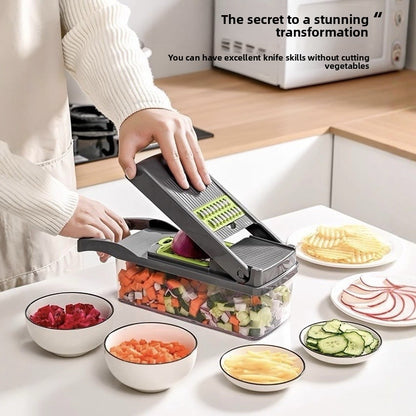 16-In-One Multifunctional Vegetable and Fruit Cutter