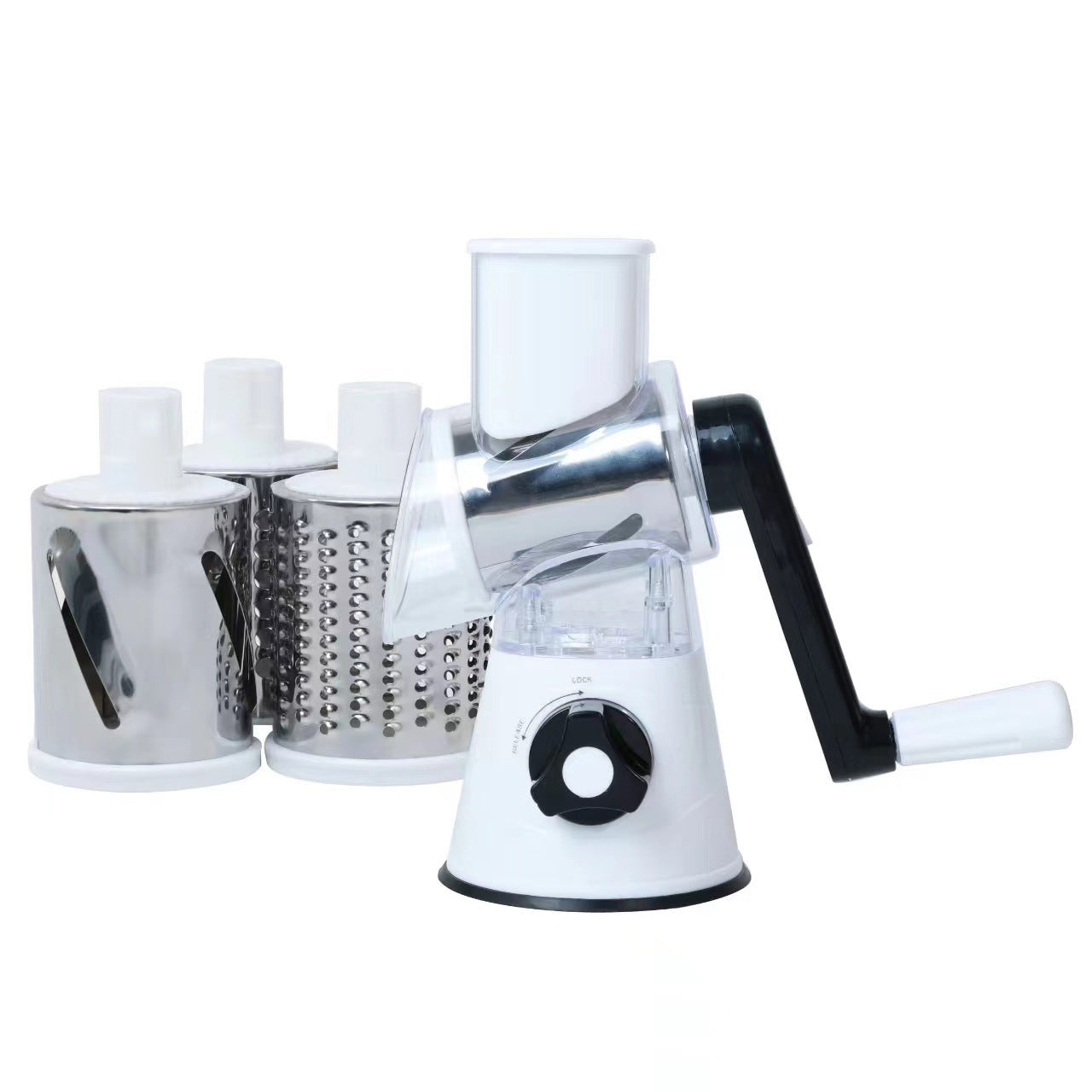 Multifunctional Hand-Crank Vegetable Cutter ? Manual Veggie Slicer & Chopper