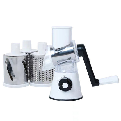 Multifunctional Hand-Crank Vegetable Cutter ? Manual Veggie Slicer & Chopper