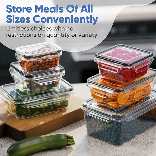 48-Piece BPA-Free Food Storage Containers with Lids | Stackable Set