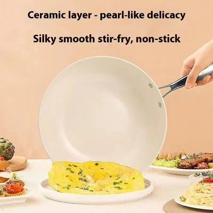 Pebble Ceramic Non-Stick Stir Fry Pan 28cm
