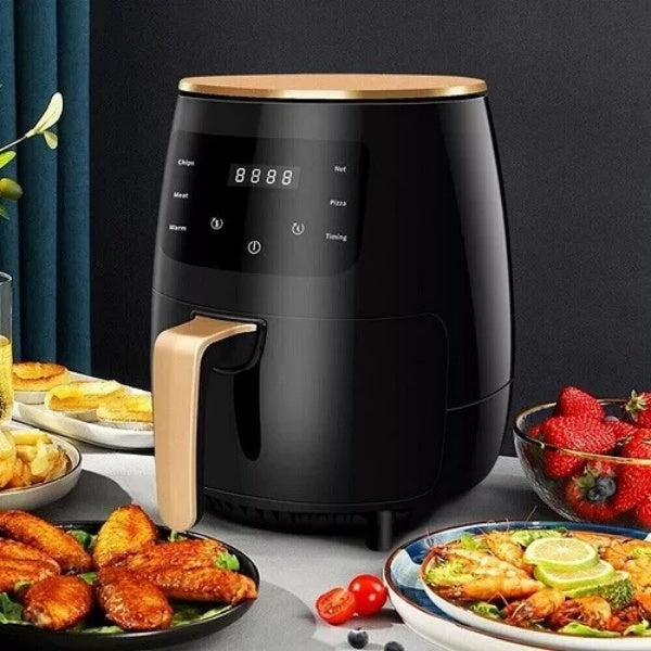 6L Digital Air Fryer – Large Capacity Oil-Free Cooker with Touch Screen & Multifunction Programs