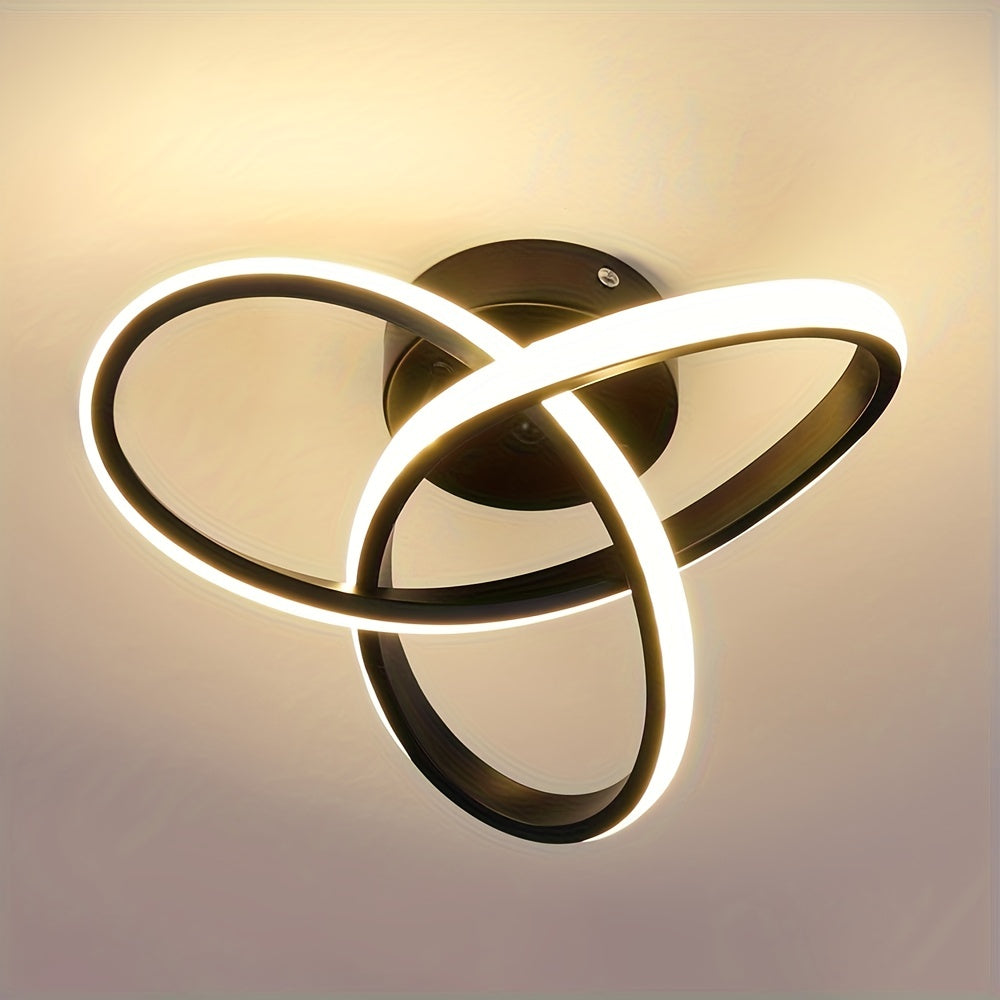 Modern LED Ceiling Light - 3000K/4000K/6000K, Perfect for Bedroom, Living Room, Kitchen & Balcony - Easy Install, Wide Voltage Range (AC85-265V)