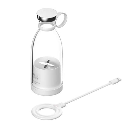 Portable Electric Juicer ? High-Speed 4-Blade USB Rechargeable Fruit & Vegetable Blender