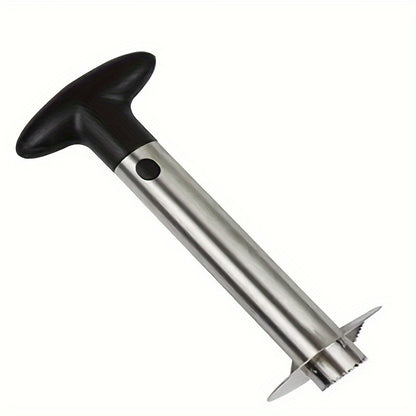 [1pc Easy Pineapple Corer Slicer] 1pc Stainless Steel Pineapple Corer and Slicer, Easy to Use Kitchen Tool for Effortless Pineapple Core Removal and Slicing