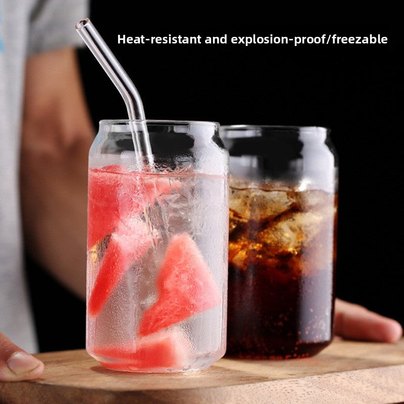 High Borosilicate Glass Cup ? Transparent Handcrafted Drinkware with Custom Logo Option