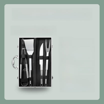 Stainless Steel Cutlery Set with Aluminum Case ? Portable Multi-Piece Outdoor & Camping Utensils