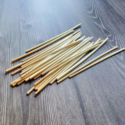 100pcs Eco-Friendly Wheat Straws - Biodegradable