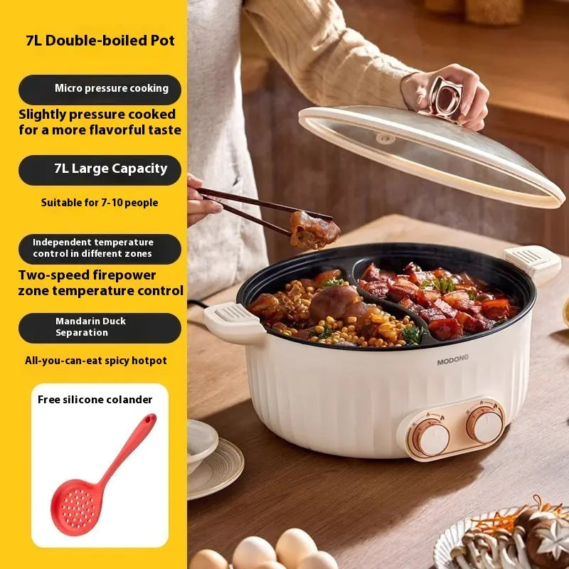 Large Capacity Electric Chafing Dish with Partition Control