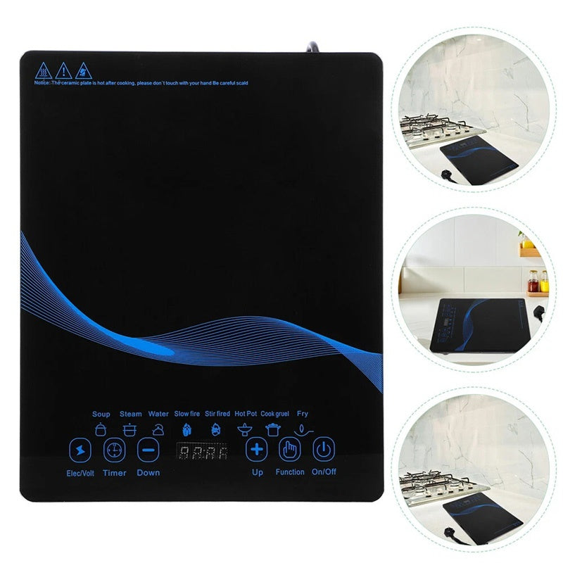 Compact Induction Cooker – High Power Portable Cooktop with Timer & Safety Lock