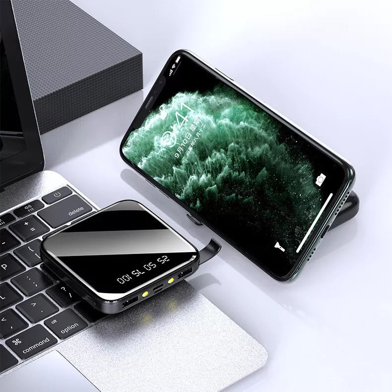 9000000mAh Power Bank Portable Fast Charger Battery Pack 2 USB For Mobile Phone