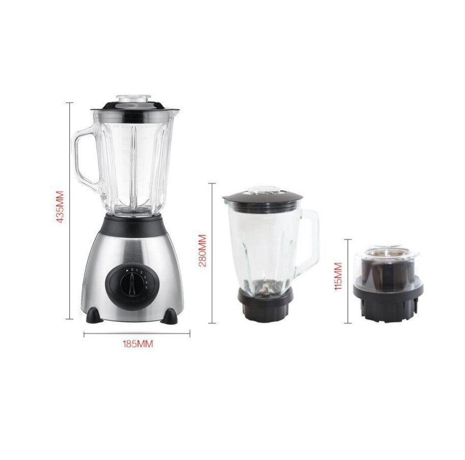 850W 1.5L Juicer Blender – Fruit Grinder, Smoothie Maker & Food Processor
