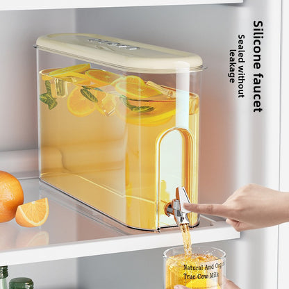 Slim Beverage Dispenser ? Large-Capacity Leak-Proof Container with Built-In Faucet